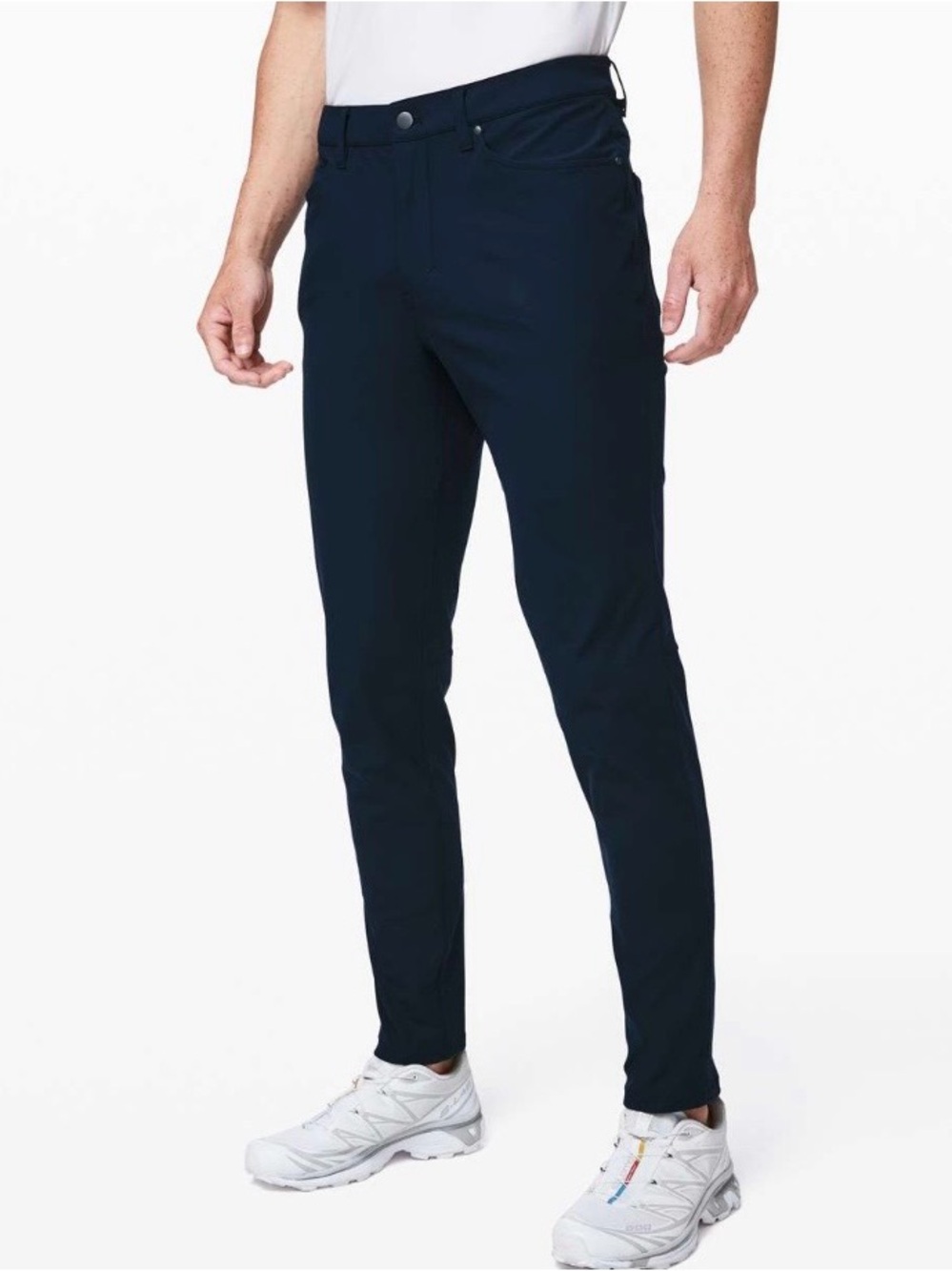 NWOT Lululemon ABC Pant Slim *Warpstreme 32" True Navy Size 34 Men’s
